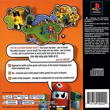 Team Buddies (US) box cover back